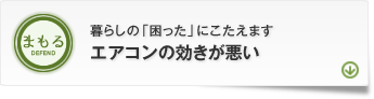 「まもる」エアコンの効きが悪い